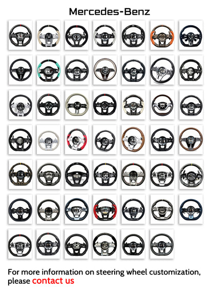 Carbon fiber LED steering wheel for Mercedes-Benz AMG G63 W222 C63