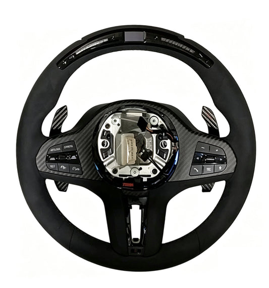 Carbon fiber LED steering wheel for BMW G05 G06 G20 G30 M5