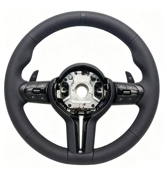 Suede flat bottom steering wheel for BMW E90 E92 E93 M3