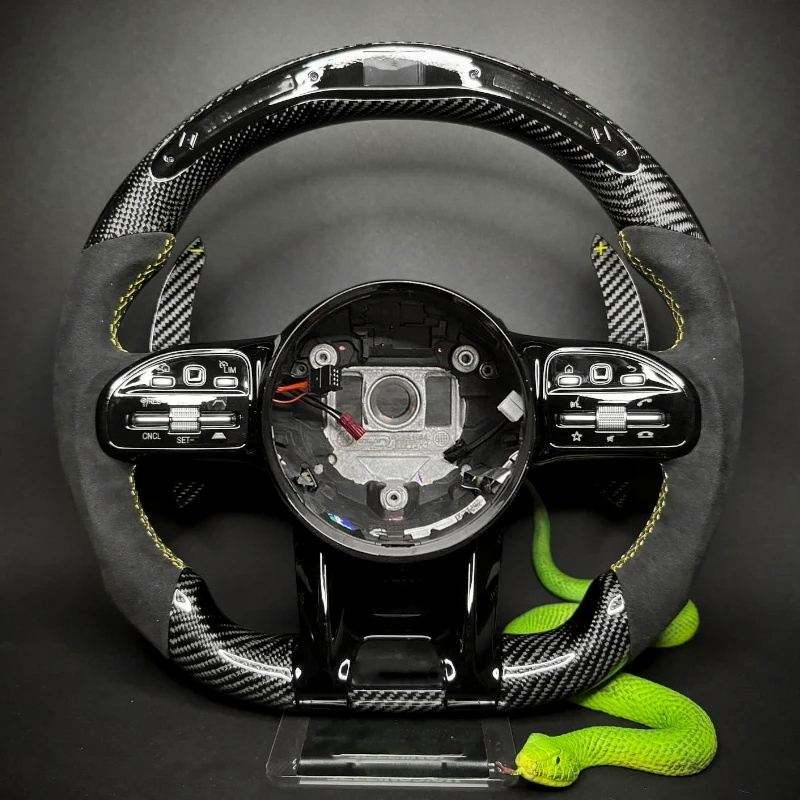 Carbon fiber LED steering wheel for Mercedes-Benz AMG G63 W222 C63