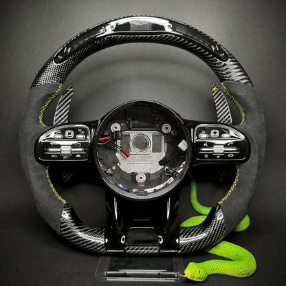 Carbon fiber LED steering wheel for Mercedes-Benz AMG G63 W222 C63